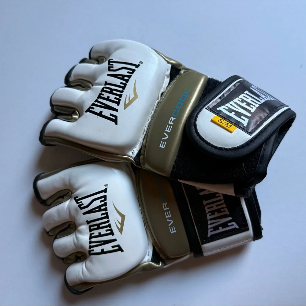Everlast Multi-Purpose Training Gloves in Gold and White‎
